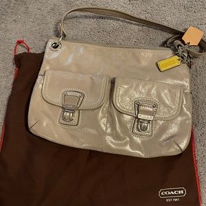 Shimmery coach purse